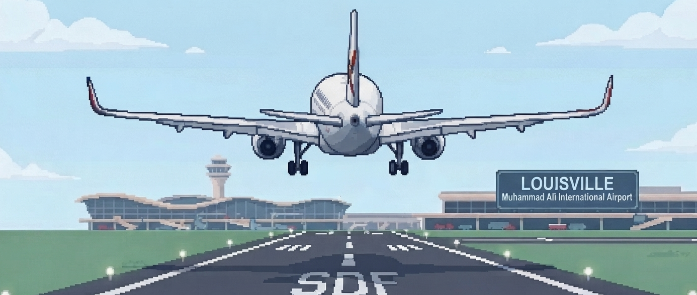 Wheels up out of SDF